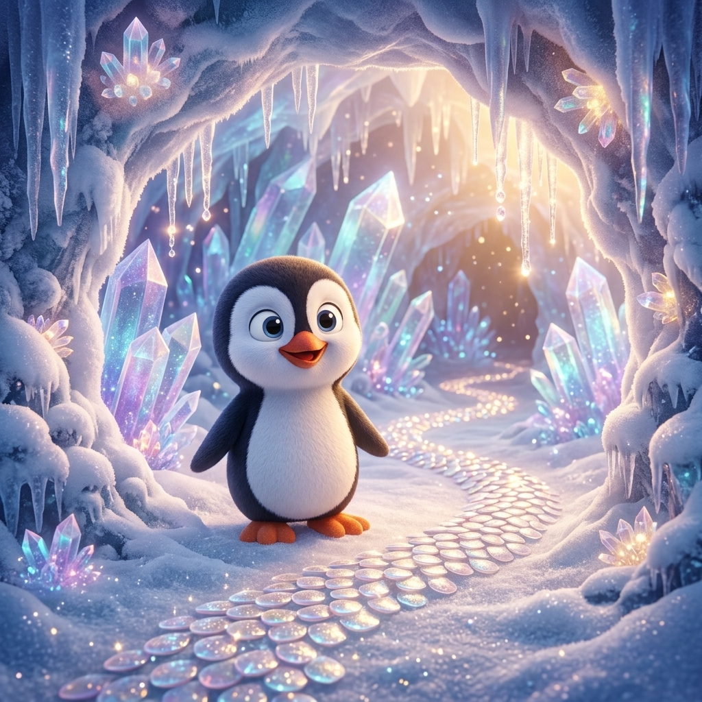 Frosty Follows The Sparkles — scene from the story
