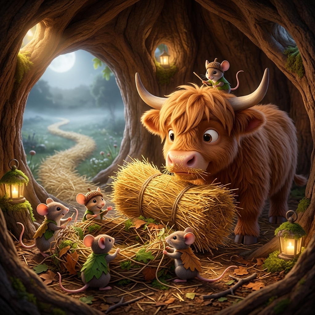 Harold Helps Build Home — scene from the story