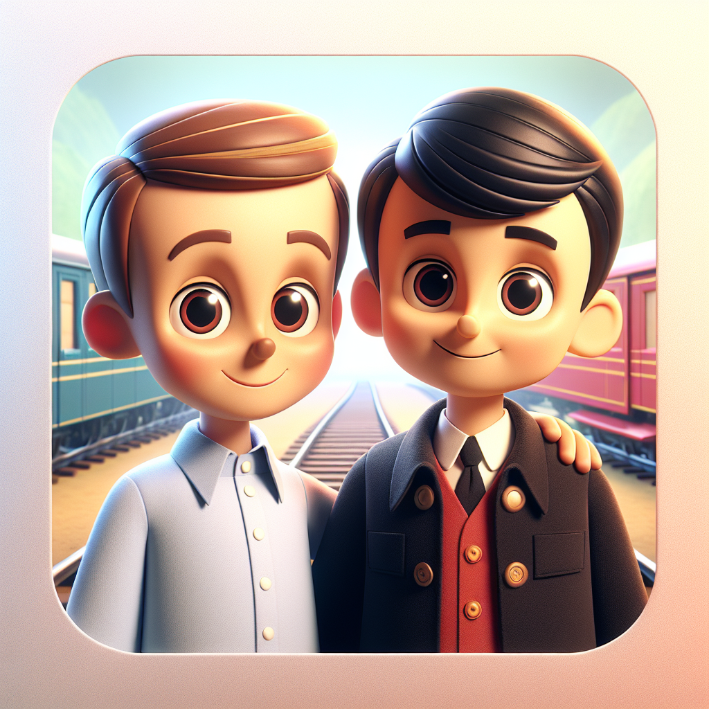 Choo-Choo Friends Learn Trains — scene from the story