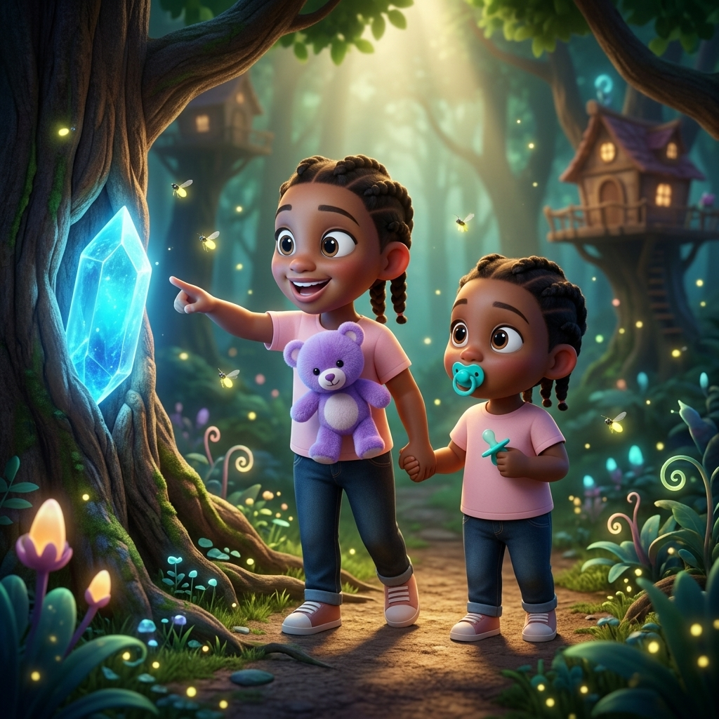 Nevaeh and Ava Adventure — scene from the story