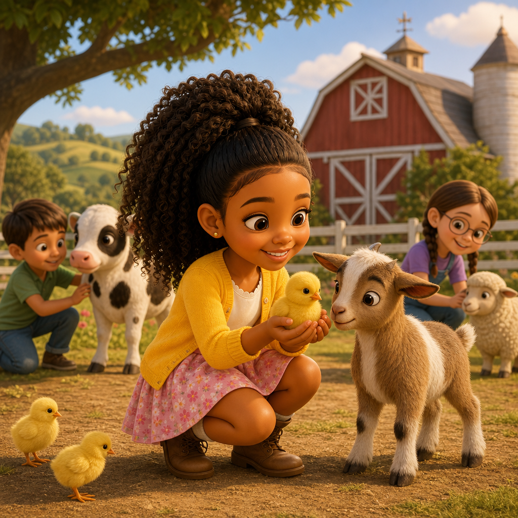 Rose's Big Farm Adventure — scene from the story