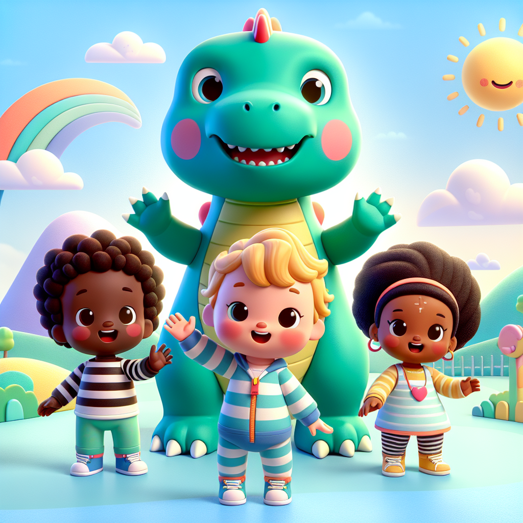 Friends Working Together — scene from the story