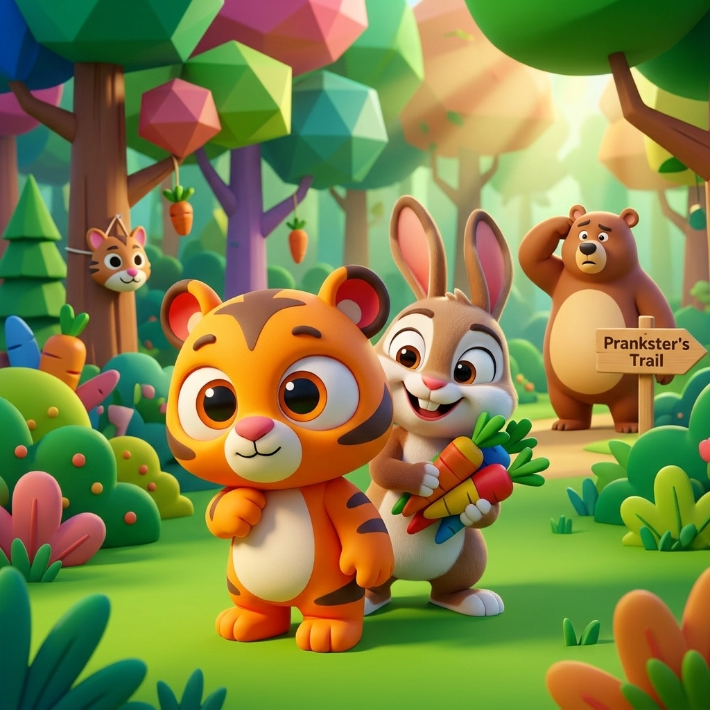 Chinku's Funny Forest Prank — scene from the story