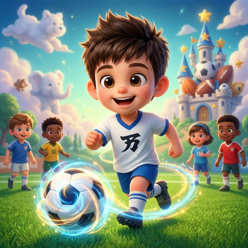ماجد وكرة القدم! — scene from the story