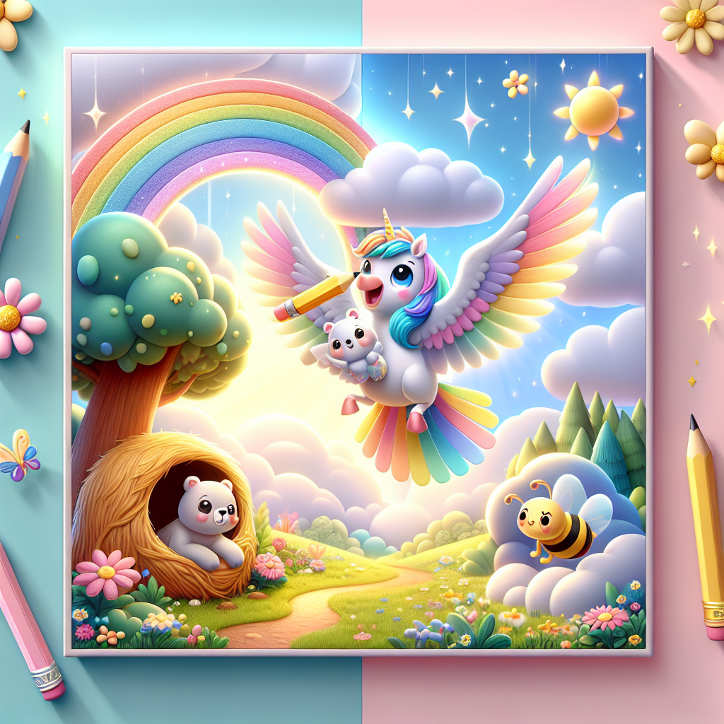 Sparkle's Rainbow Lake Adventure — scene from the story