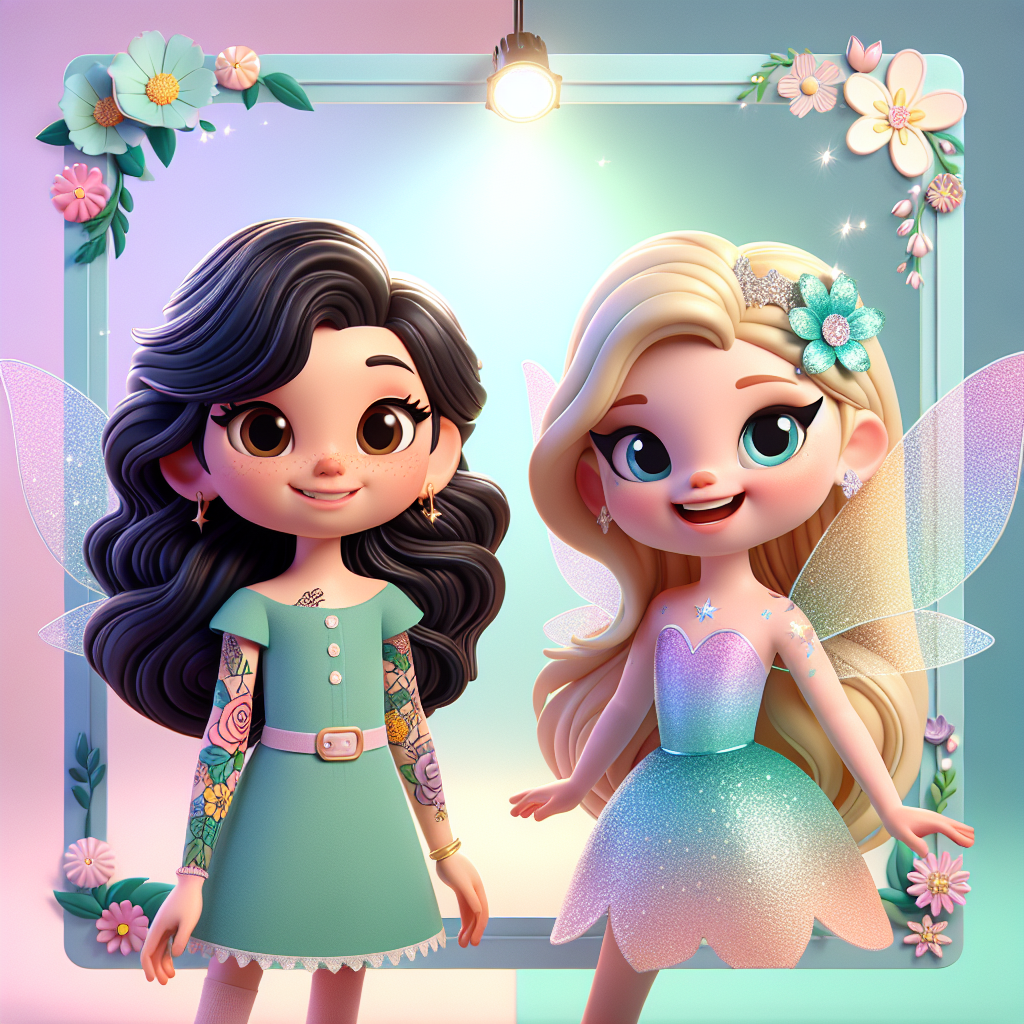 Amy and Lily Save the Forest — scene from the story