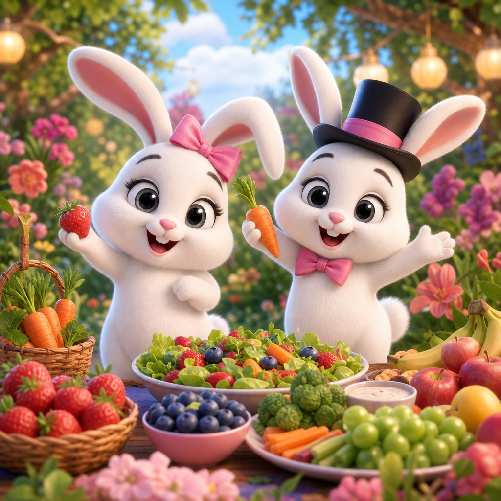 Lily’s Garden Power Feast — scene from the story