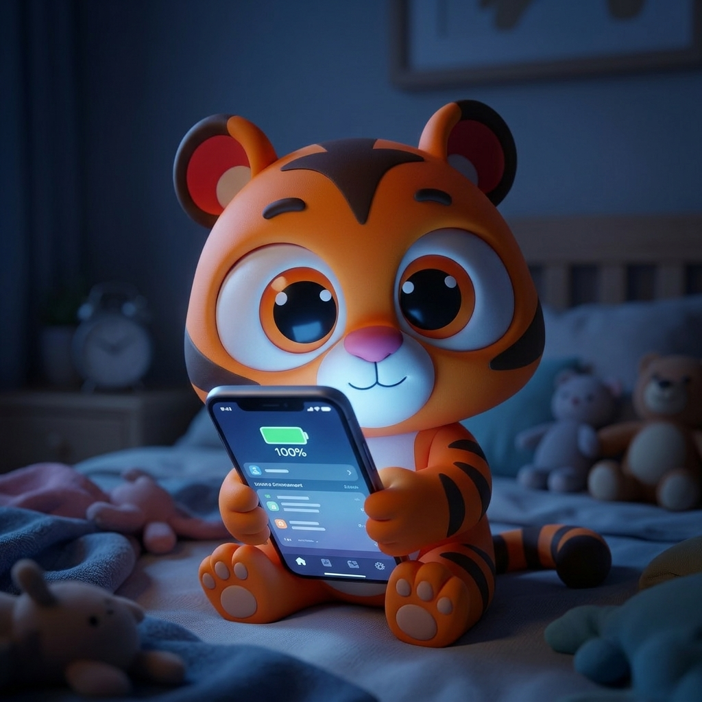 Bedtime Phone Adventure — scene from the story