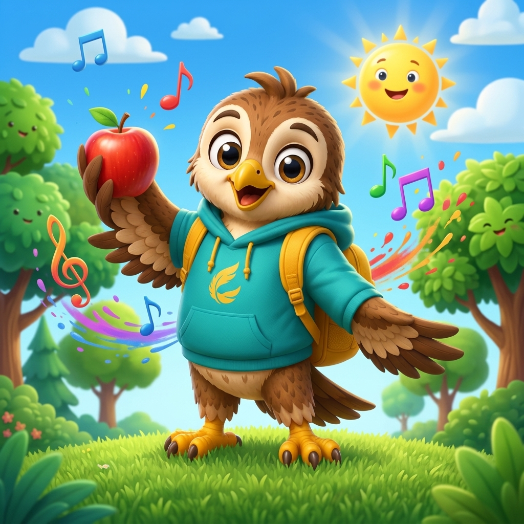 Saqr's Colorful Song — scene from the story